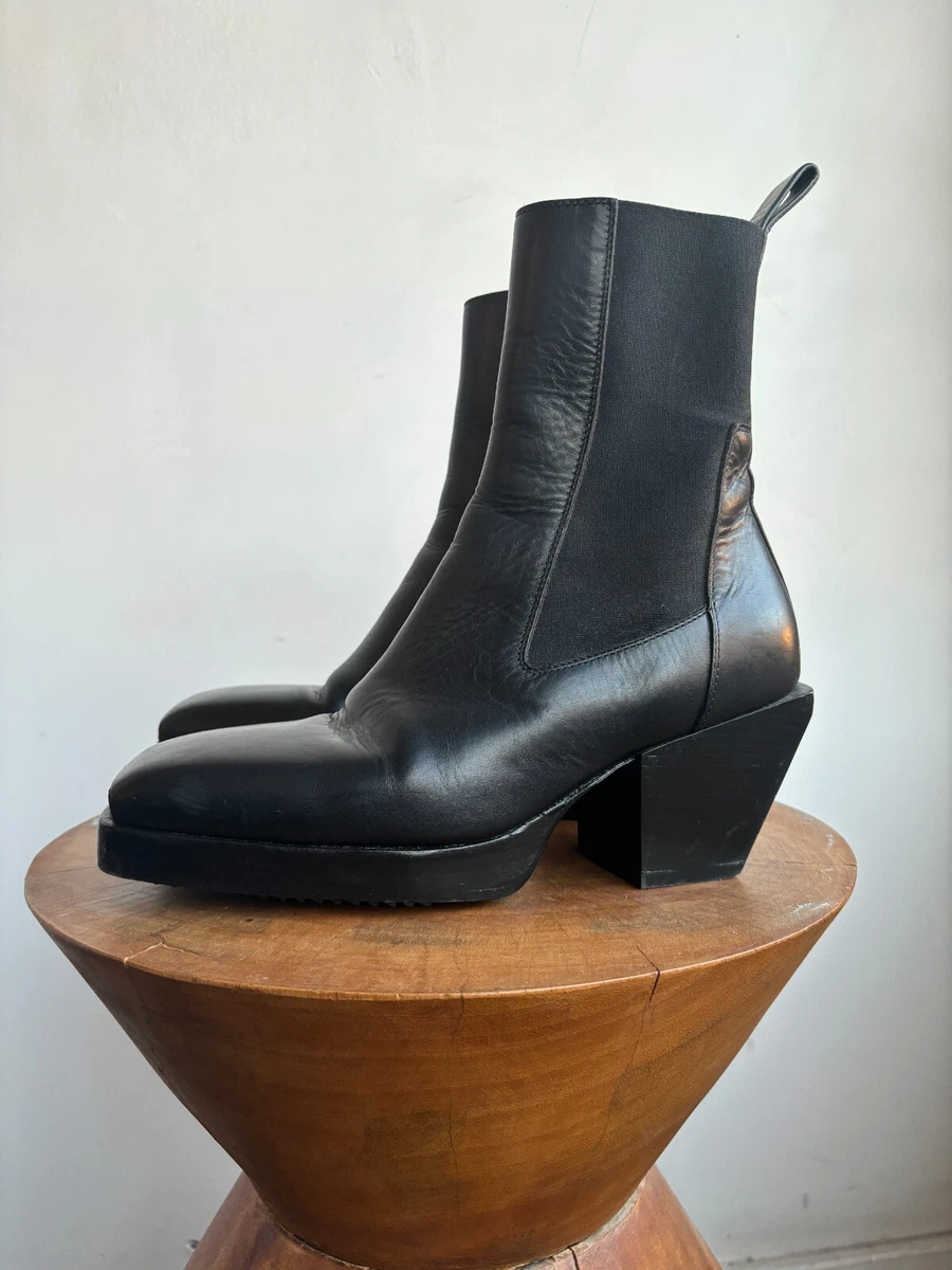 Rick Owens HEELED SLIVER BOOTS 42