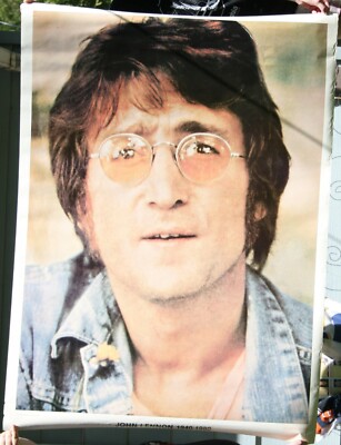 Large 1980 John Lennon 1940-1980 Memorial 42 x 58