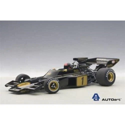 1:18 Autoart Lotus 72E F1 #1 Season 1973 E.Fittipaldi With Figure AA87328 Modell - Immagine 2 di 4