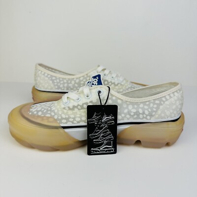 VANS★AUTHENTIC MESH DX MODULAR★(DOTS) WHITE Vans Authentic DX Modular 'Swap It' White Dots Mesh Skate