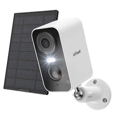 ieGeek Outdoor Solar Security Camera 2K Home WiFi Battery CCTV System ,Alexa,UK