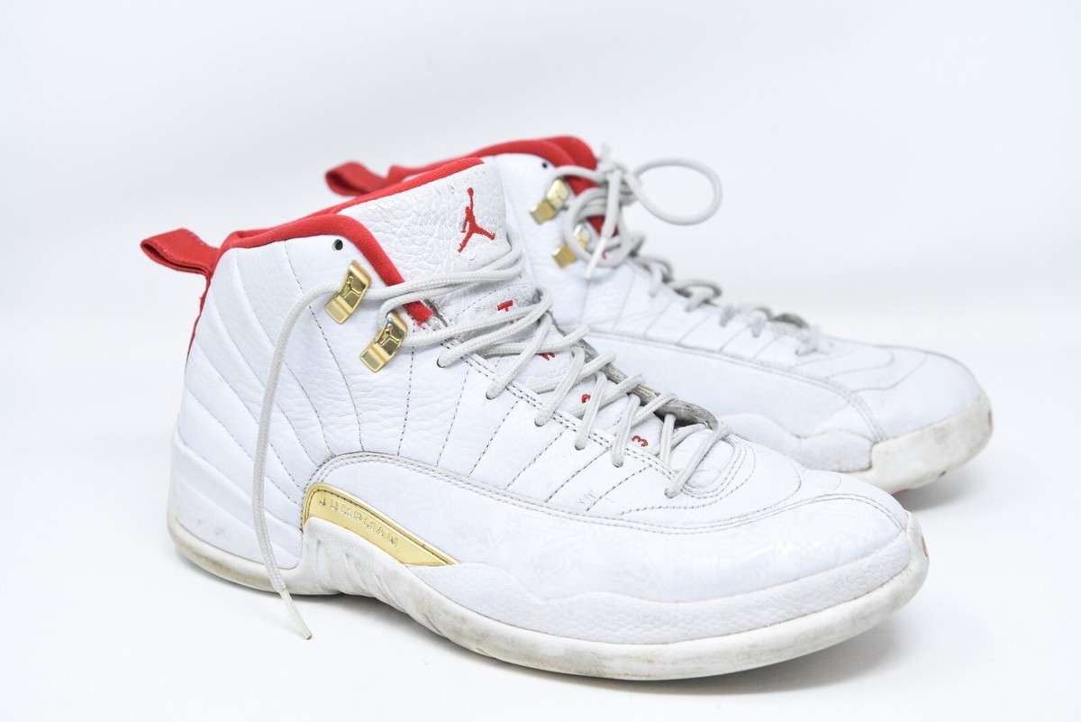 Nike Jordan 12 Retro FIBA 2019 Mens Size 10 - 130690-107 - White