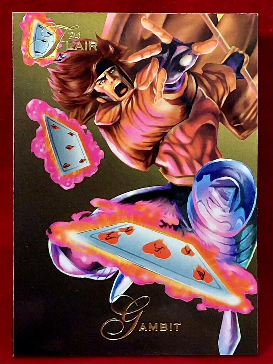 GAMBIT 1994 Flair Marvel Annual Card #75 