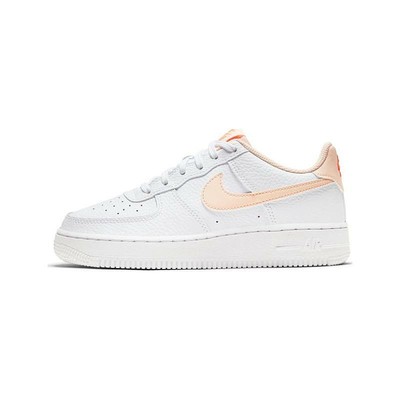 Nike Air Force 1 One Low GS WHITE CRIMSON TINT PEACH ORANGE PINK ALL CT3839-102  | eBay