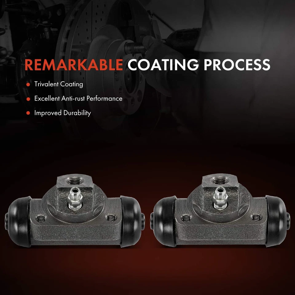 Rear Left & Right Drum Brake Wheel Cylinder for Chevy Astro 1985-1986 GMC Safari - Image 3 of 4