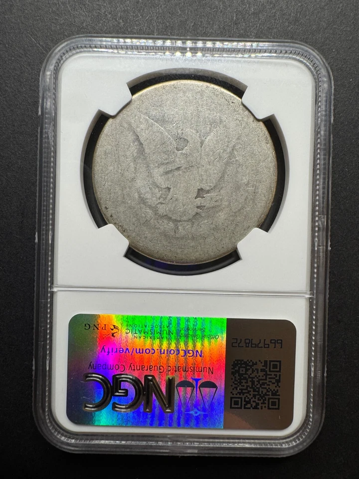 1886 Morgan $1 NGC PO01 Rare Lowball Scarce Straight Grade Low Pop Collector's  - Image 3 of 4