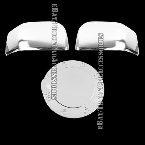 For 2015 16 17 18 19 20 FORD F150 F150 Chrome Cover Mirror + Gas CAP