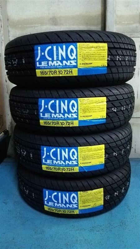 Dunlop 165/70R10 Le Mans J-cinq Tires 10 4piece 