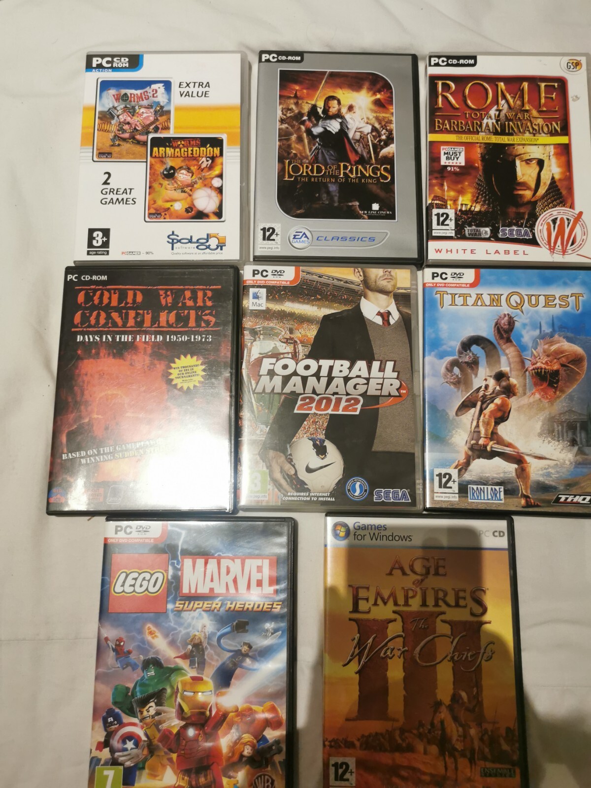 8 Pre Owned PC CDROM Games eBay