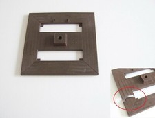 PLAYMOBIL (B54c01) WESTERN - Base Marron Support pour Eolienne 3765 Cassée