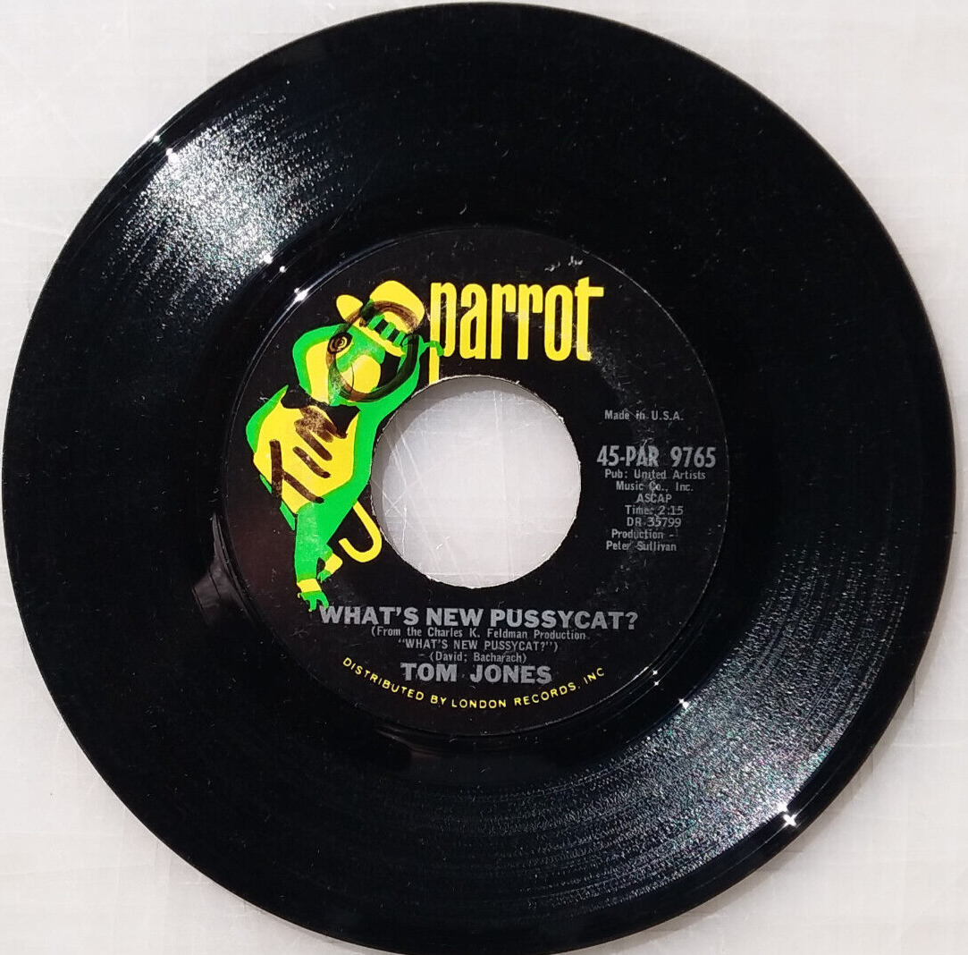 TOM JONES - Whats New Pussycat / Once Upon A Time - Vinyl 45rpm