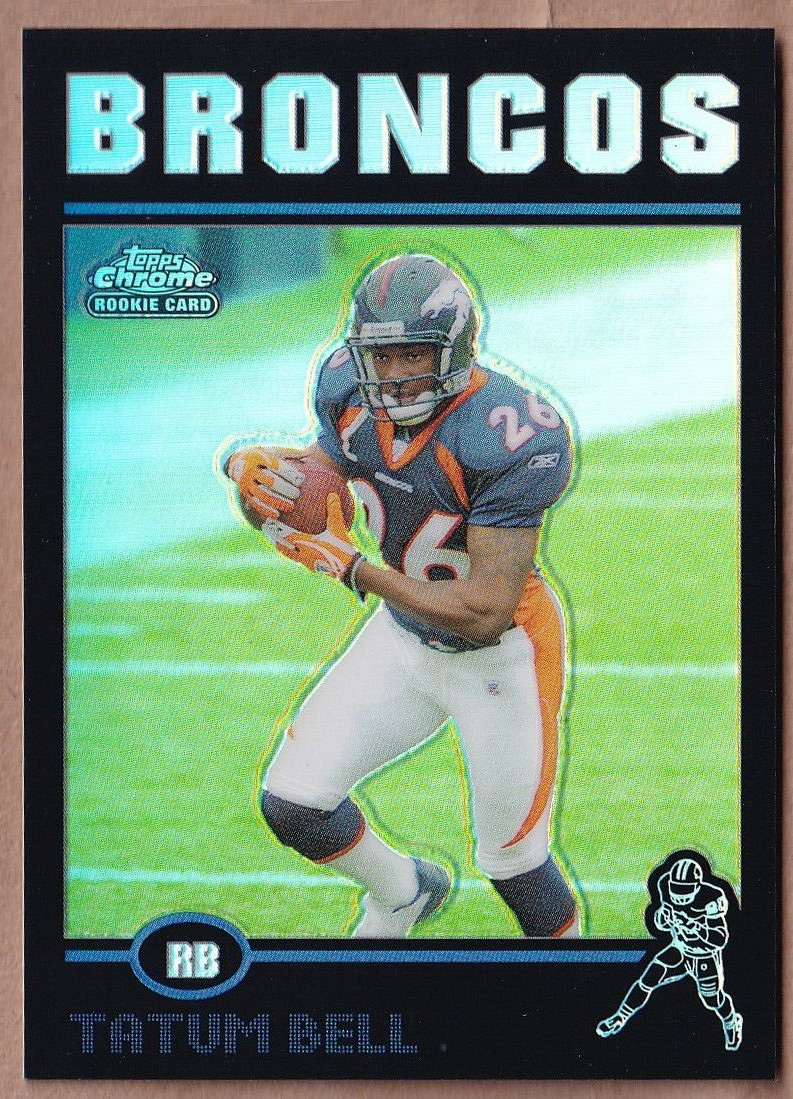 Tatum Bell Topps Chrome #172 Black Refractor