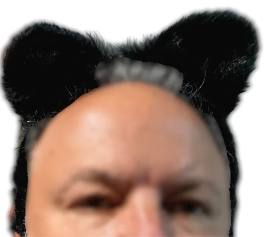 De lujo OREJAS DE RATÓN DE GATO NEGRO Diadema Peluda Mickey Minnie Disfraz Sombrero Gatito Rata Foto 4 de 4