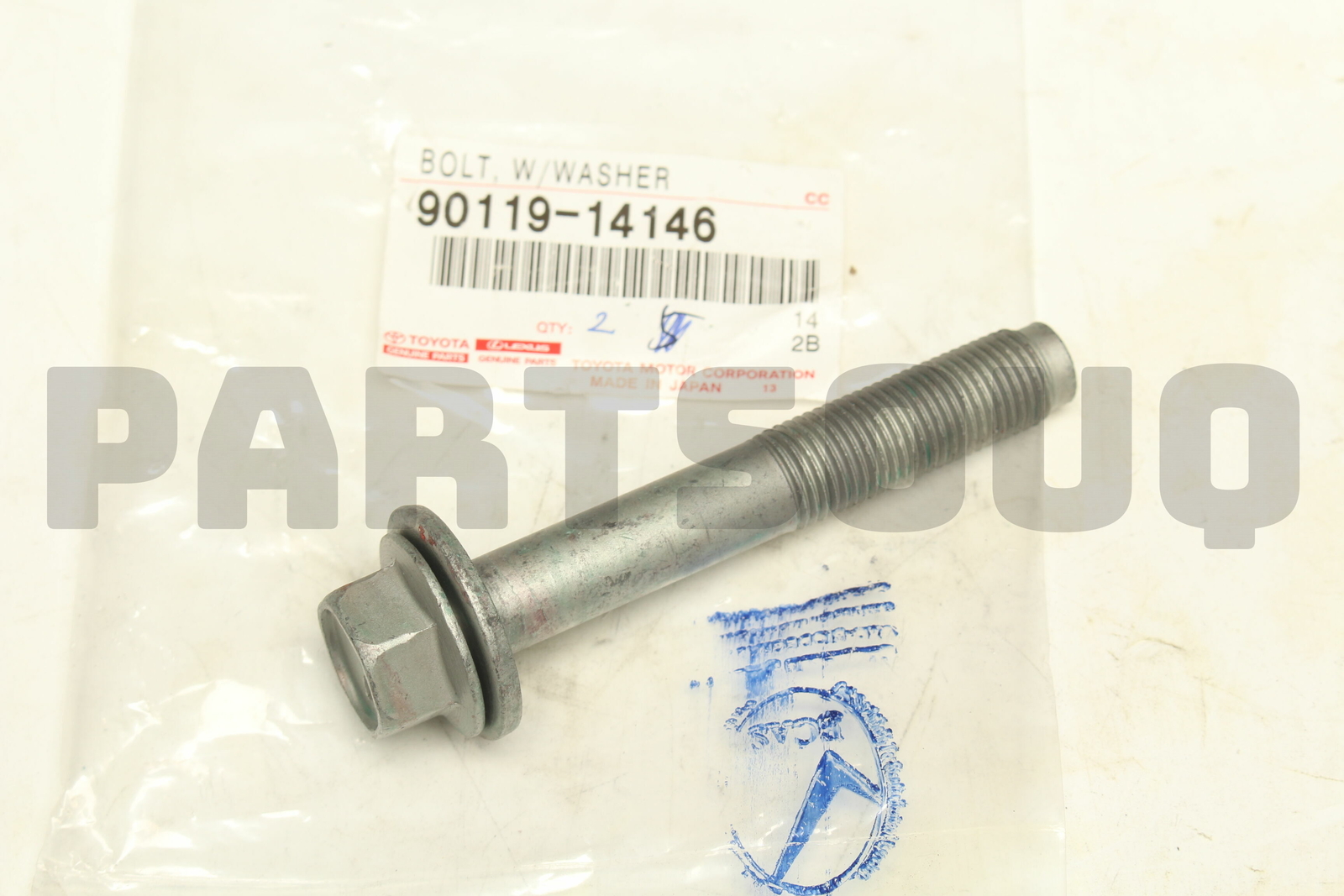 9011914146 Genuine Toyota BOLT(FOR FRONT SUSPENSION LOWER ARM NO.2 