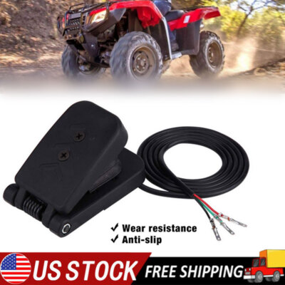 Plastic Electric Foot Throttle Pedal for Go Kart ATV Scooter E Bike Bicycle US