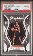 2023 PANINI DONRUSS MAGICIANS #1 VICTOR WEMBANYAMA PSA 8