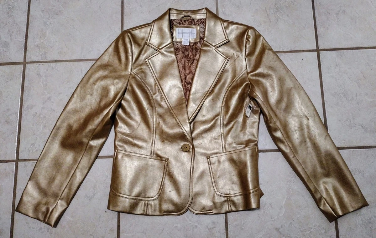 Worthington faux leather best sale jacket