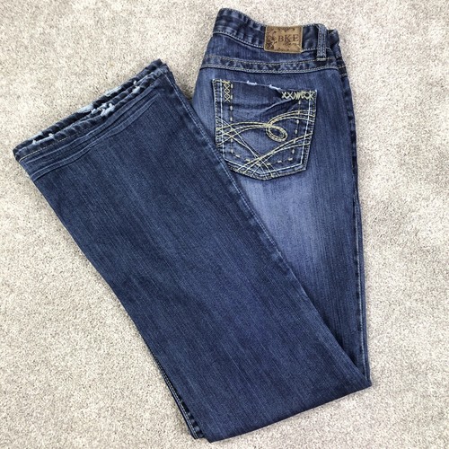 BKE Buckle Jeans Women's 30x32 Kate Bootcut Stretch Thick Stitch Pockets - 第 1/13 張圖片