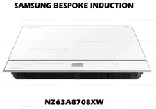 ⭐Samsung⭐ Bespoke Built-in Cooktop Induction NZ63A8708XW, Ceramic Glass