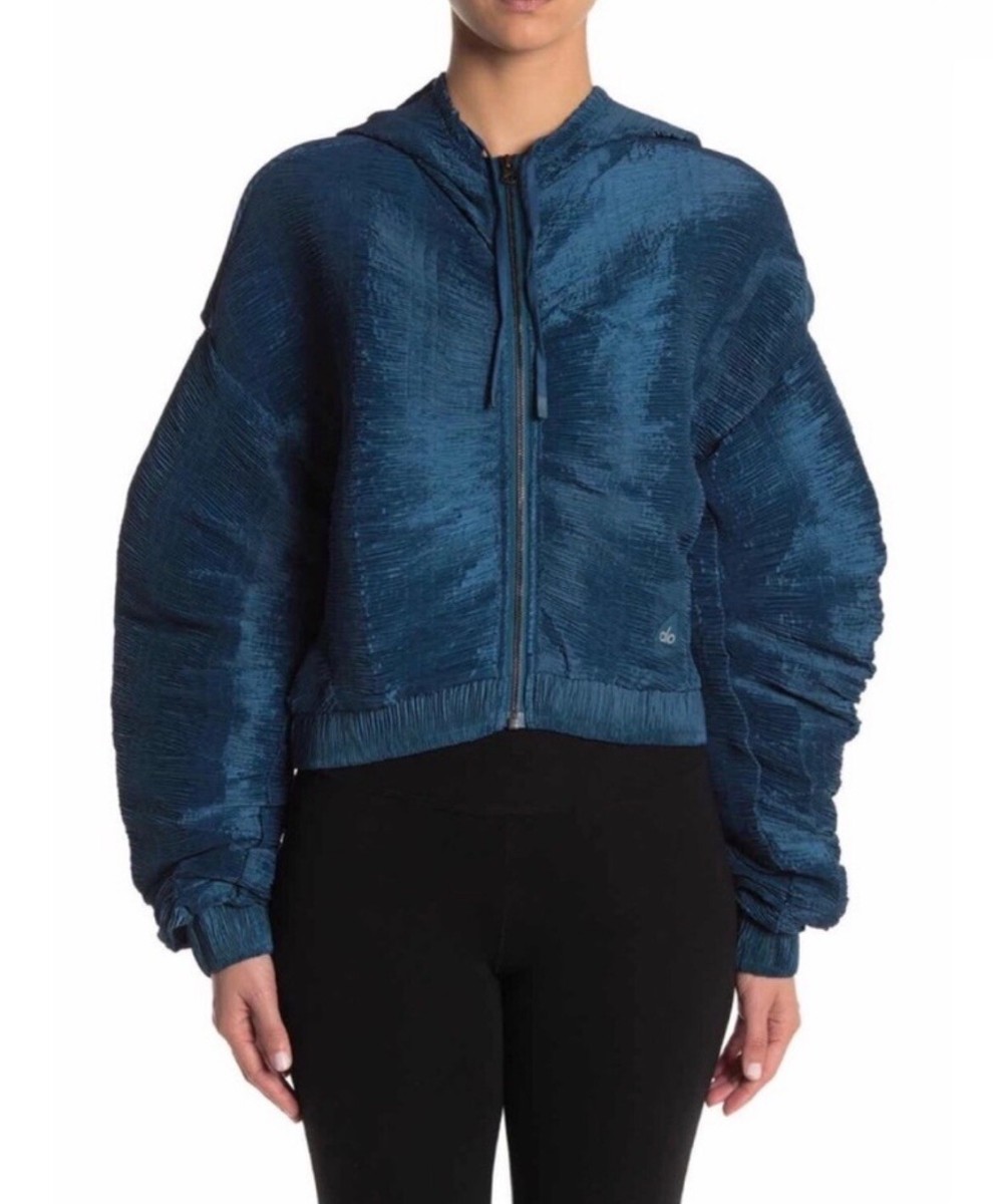 Alo Yoga Dynamic Jacket Blue Sz XS