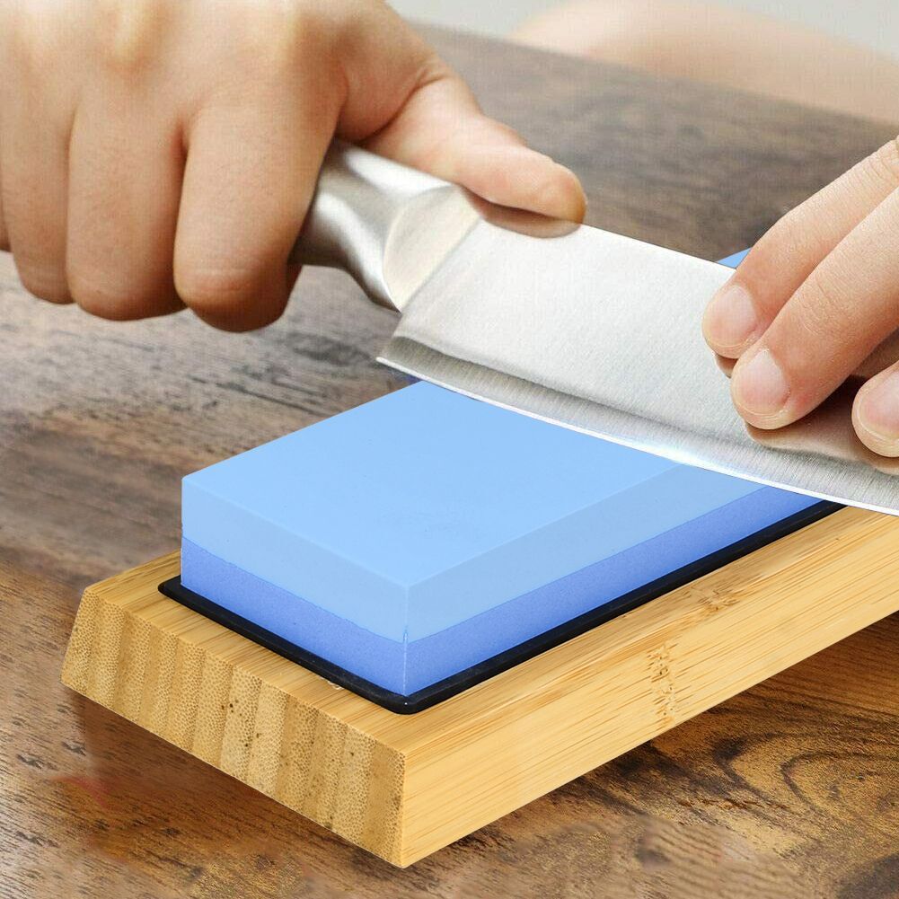 Knife Sharpening Water Stone Dual Whetstone Set 400 1000 3000 8000 Grit eBay