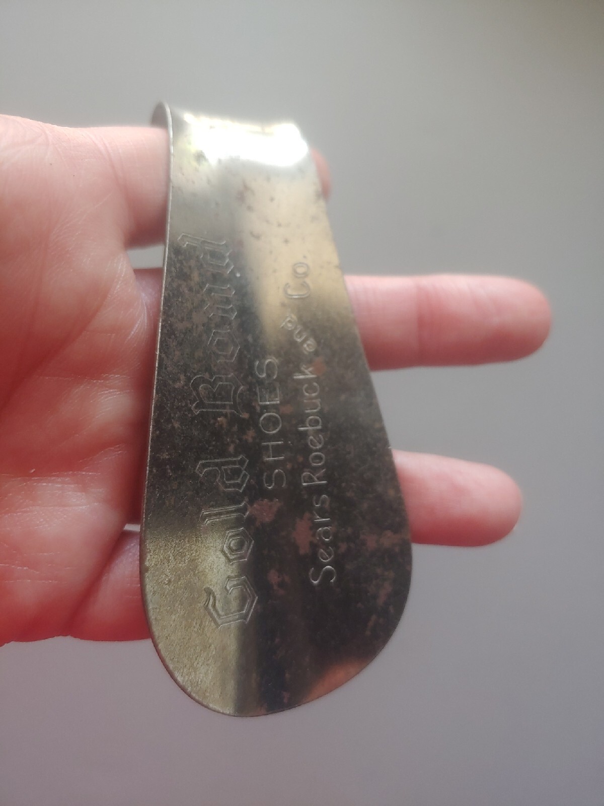 Vintage Advertising Shoe Horn Gold Bond Shoes Sears Roebuck and Co. eBay