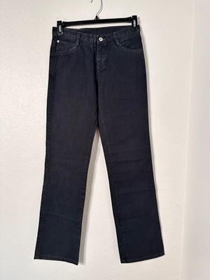 D&G Junior Black Straight-Leg Denim Jeans Size XL 14 NWOT