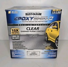Rust-Oleum 292514 EpoxyShield Premium Floor Coating Kit 90 oz- Clear NEW