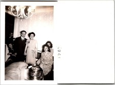 1940s Family Portrait, Formal Indoor Gathering, Dresses & Suit