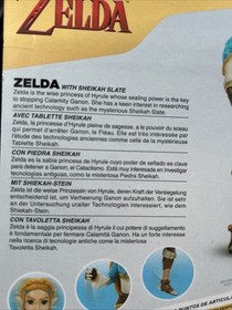 Nintendo Legend of Zelda Breath of the Wild ZELDA con SHEIKAH SLATE 5" Figura NES