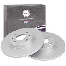 2x A.B.S. BREMSSCHEIBEN 257mm VORNE passend für ALFA ROMEO 145 146 155 FIAT 500
