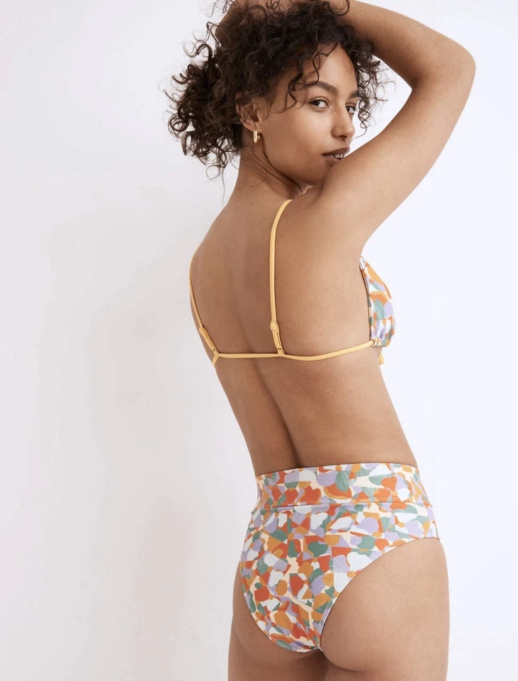 Madewell x OOKIOH Ipanema String Bikini Top in Floral Print Size Medium NWT - Image 4 of 4