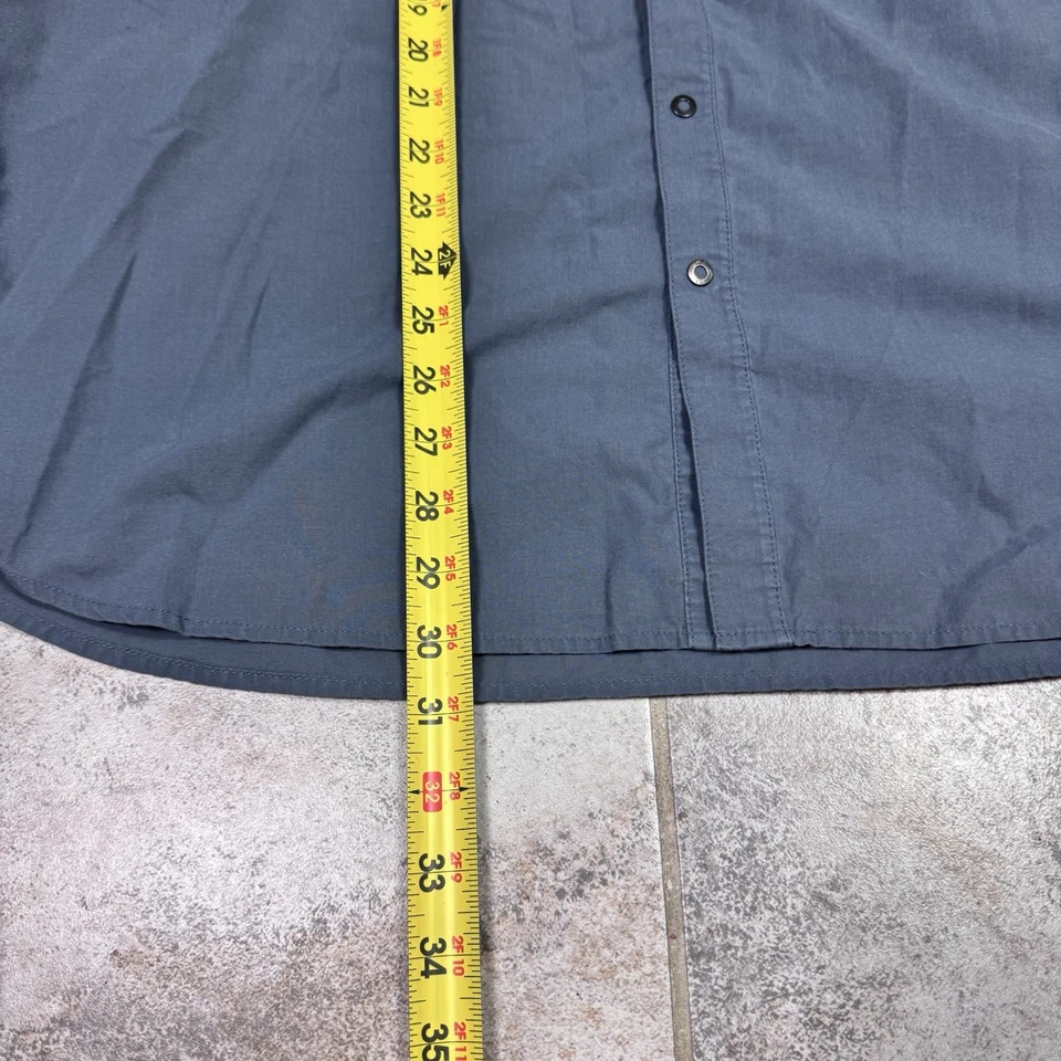 5.11 Tactical Mens Large Gray Long Sleeve Snap Up Shirt Lightweight Outdoor - Image 3 of 4