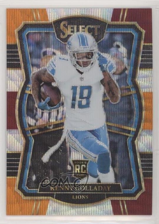 2017 Panini Select Premier Level Tri-Color Prizm /149 Kenny Golladay Rookie RC