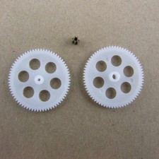 Zahnräder Modul 0.3 aus Kunststoff 7T 70T Zähne , Messing / Plastik Zahnrad