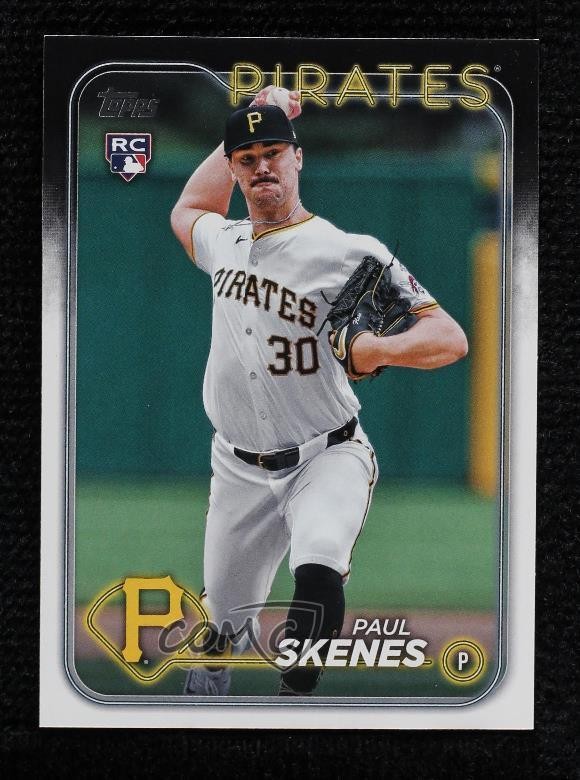 2024 Topps Update Paul Skenes (White Uniform) #US100 Rookie RC