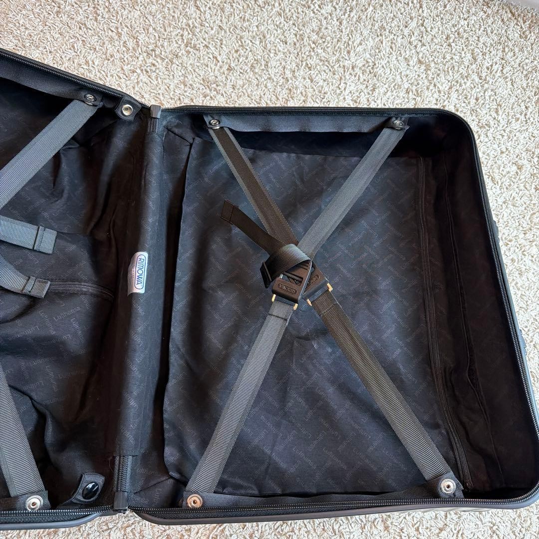 Rimowa Lufthansa Black 4 wheels Carry Case Suitcase | eBay
