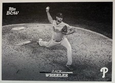 2024 Topps Black &amp; White ZACK WHEELER Philadelphia Phillies #68