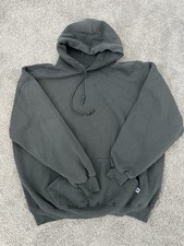 90s Russell Athletic Grey Hoodie Sweatshirt Sz XXL