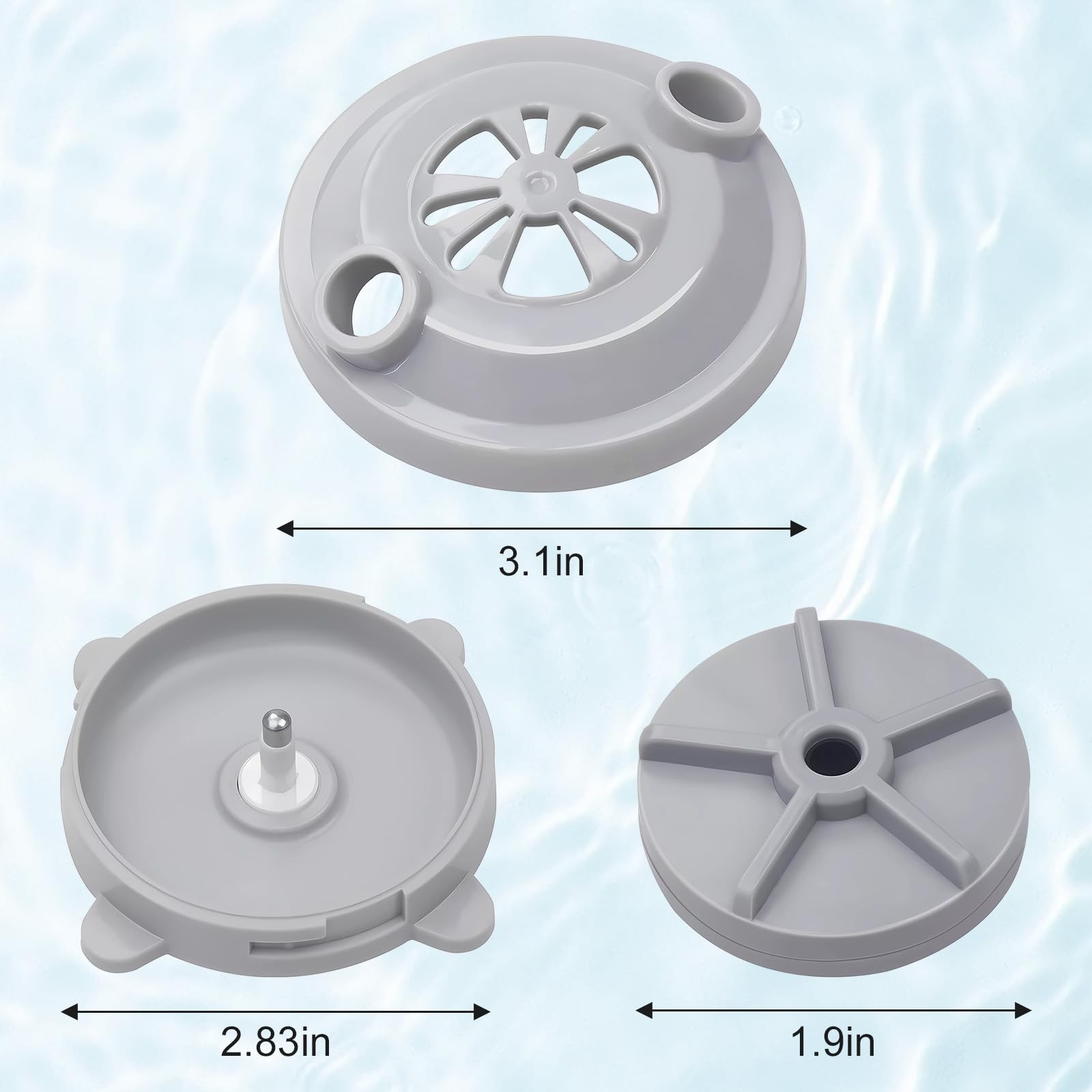 Replacement Magnetic Jet Motor Head BF-004 Compatible for LURACO Jet Motor Pe...