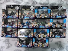 Jesse James West Coast Choppers Lot of 14 – 1:18 Muscle Machines Bikes NIB