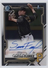 2021 Bowman Chrome Prospect Auto Santiago Florez #CPA-SF Auto 1cc7