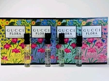 Gucci FLORA Perfume Collection Sample Spray Vial 🌼 4pc Set 🌼 Nice Gift!