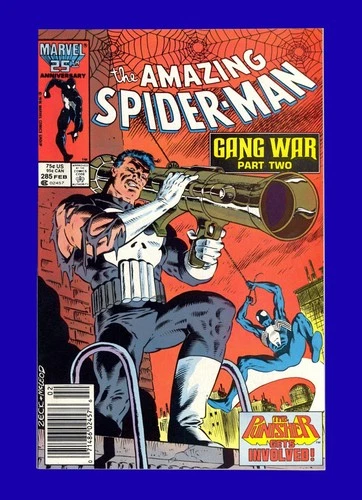 Amazing Spider-Man #285 - Punisher Hobgoblin - Gang War Part 2 - 1987 9.8 NM-MT