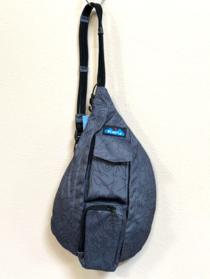 KAVU Mini Rope Sling Bag ~ Stone Topo