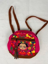 FRIDA KHALO embroidered hupil small backpack 9 x 9 x 4.5