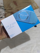 Sony PSP 3000 blue with 128GB +50 games USB-C adapter tipe c case transparent