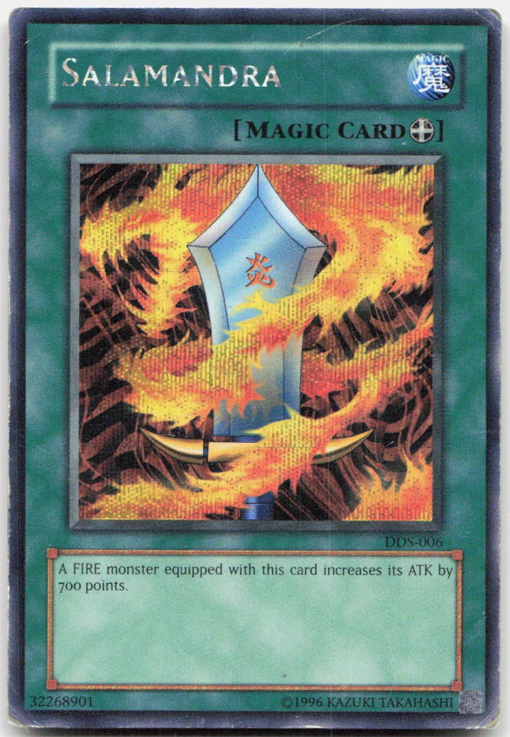 Salamandra (Dark Duel Stories) DDS-006 Yu-Gi-Oh! Video Game Promotional Cards HP