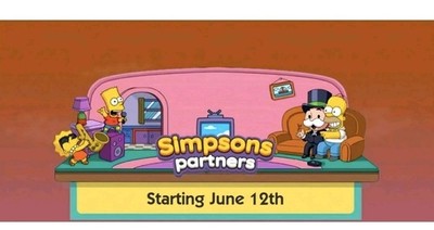 1x SLOT (Max 24 Hour) :- Mono_Poly_Go simpsons PARTNERS EVENT :- Guaranteed