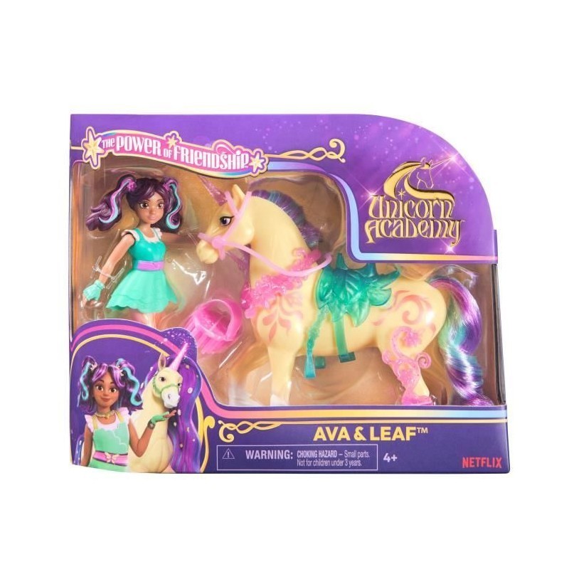 Jouet Licorne et poupée Leaf et Ava pour s'amuser dans la chambre
